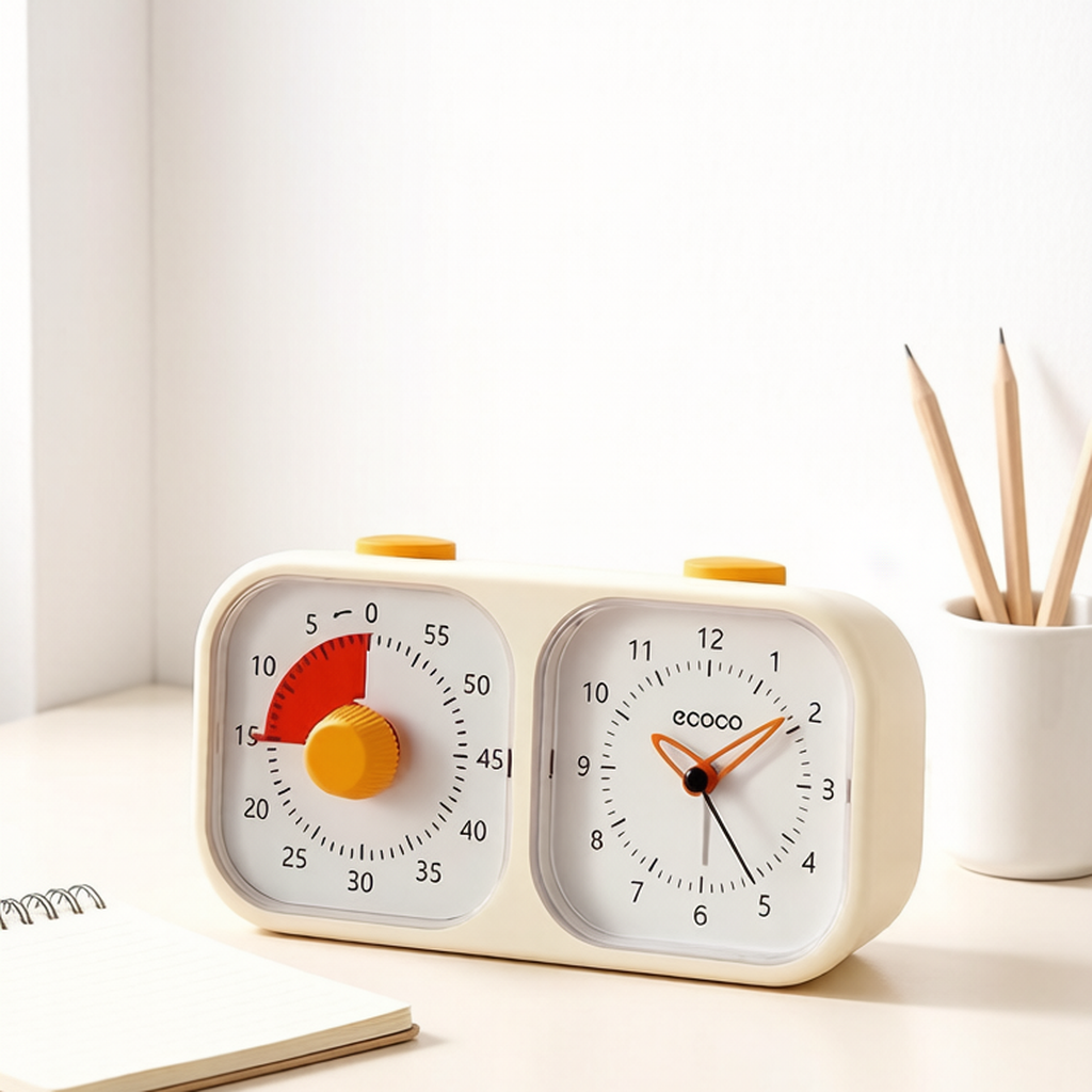 Dual Screen Timer Alarm Clock