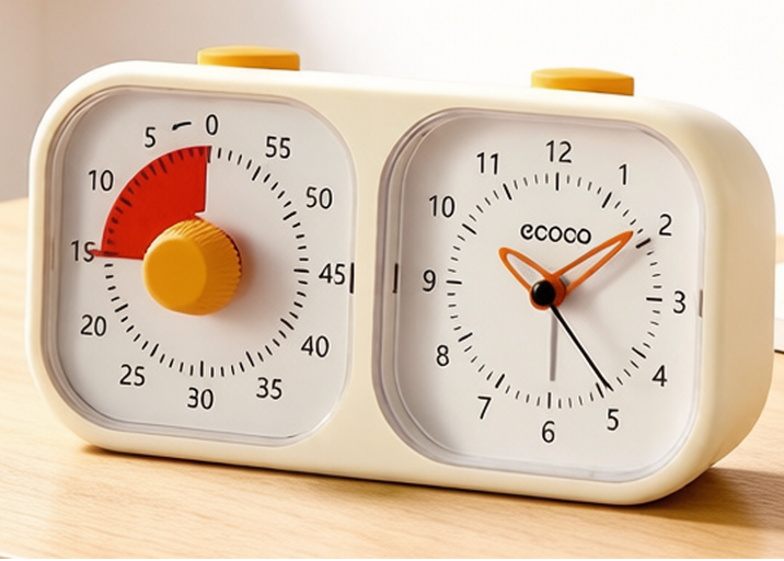 Dual Screen Timer Alarm Clock