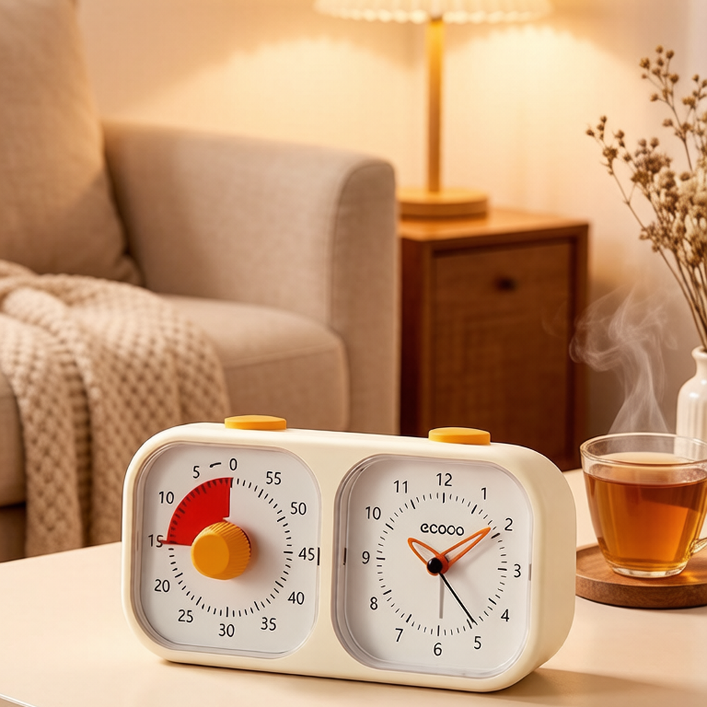 Dual Screen Timer Alarm Clock