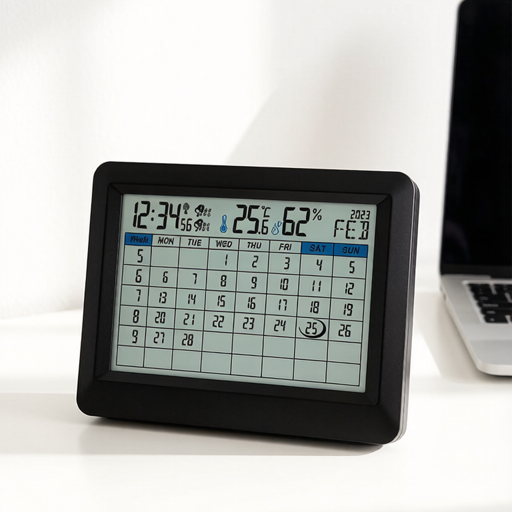 Electronic Calendar Alarm Clock