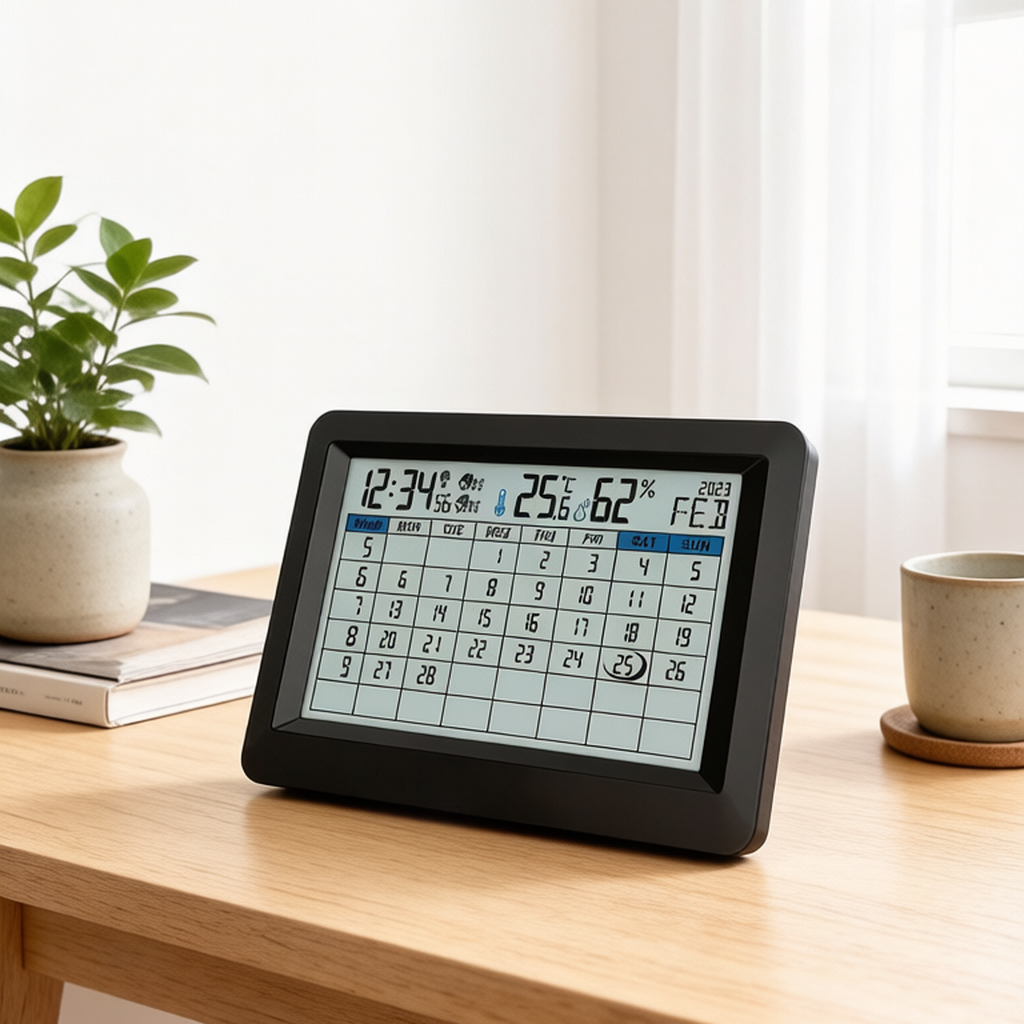 Electronic Calendar Alarm Clock