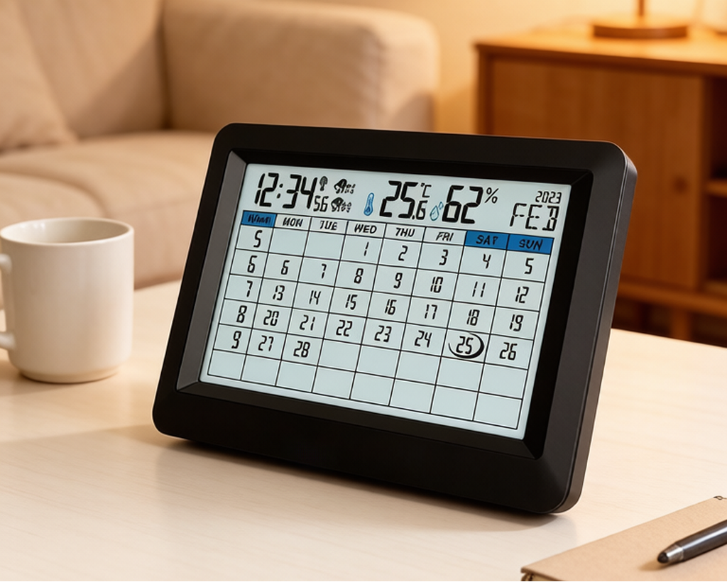 Electronic Calendar Alarm Clock