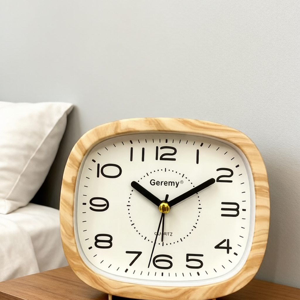 Large Digit Minimalist Alarm Clock
