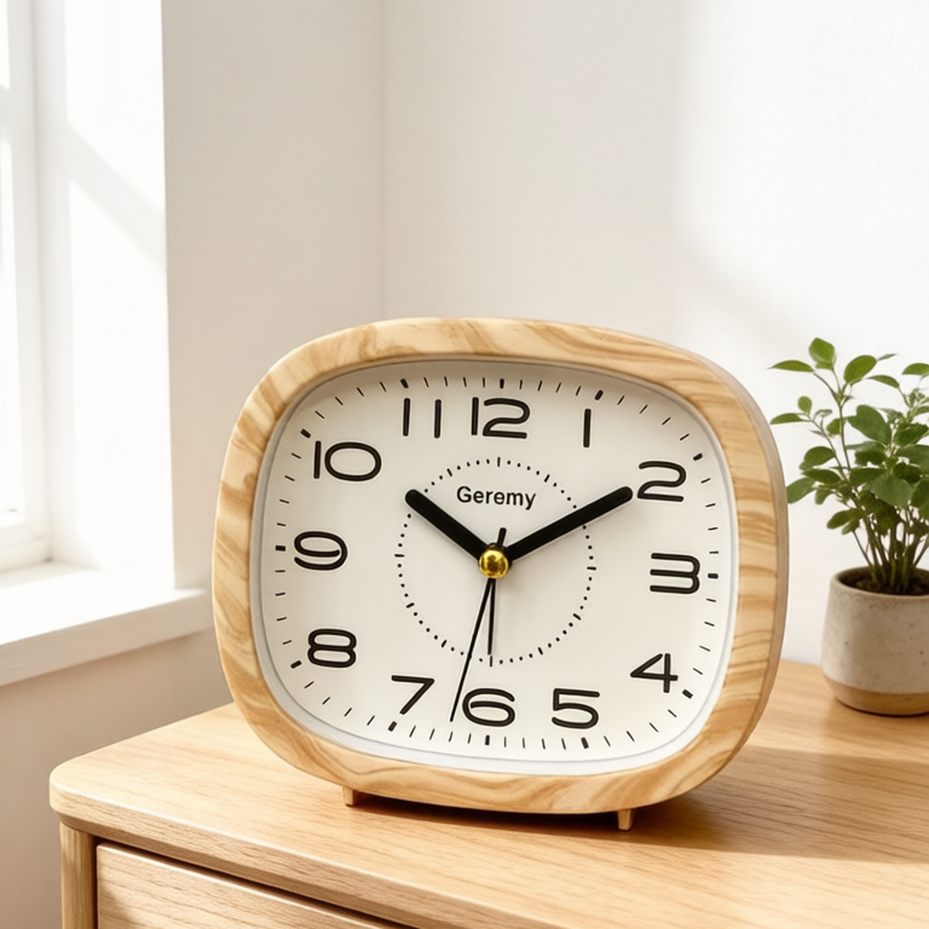 Large Digit Minimalist Alarm Clock