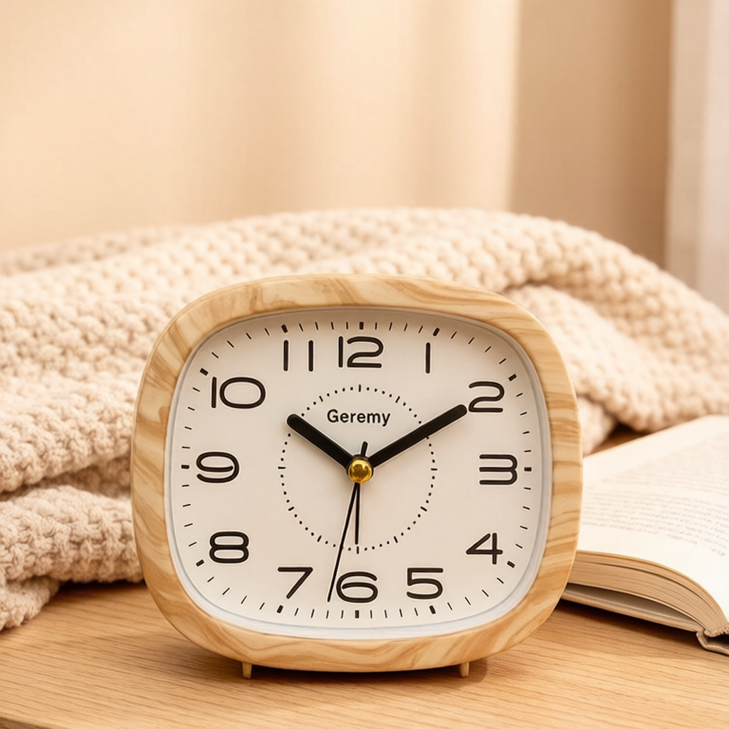 Large Digit Minimalist Alarm Clock