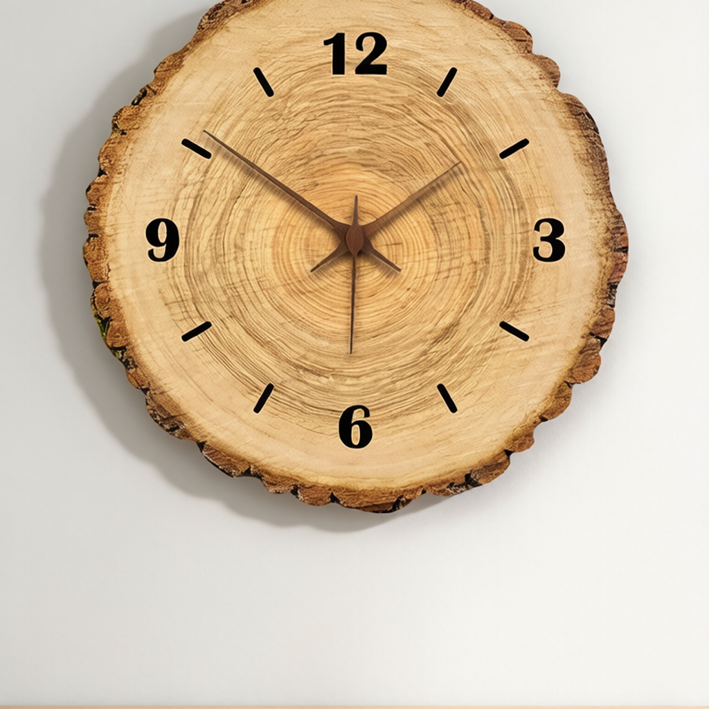 Creative Tree Ring Wooden Wall Clock